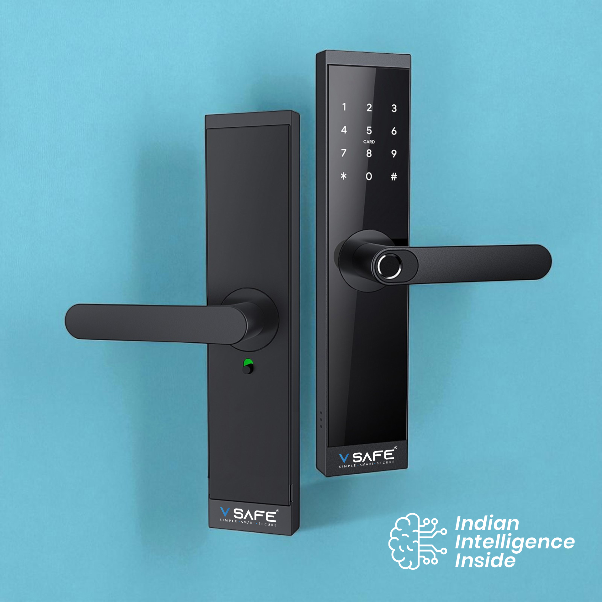 V SAFE Duro Safe fingerprint sensor